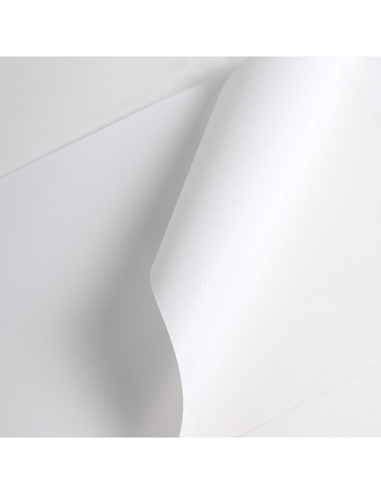 FRONT3V2 - Bâche Polyester Blanc Mat